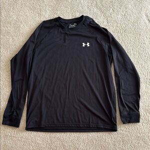Under Armour Black Long Sleeve Performance Tee